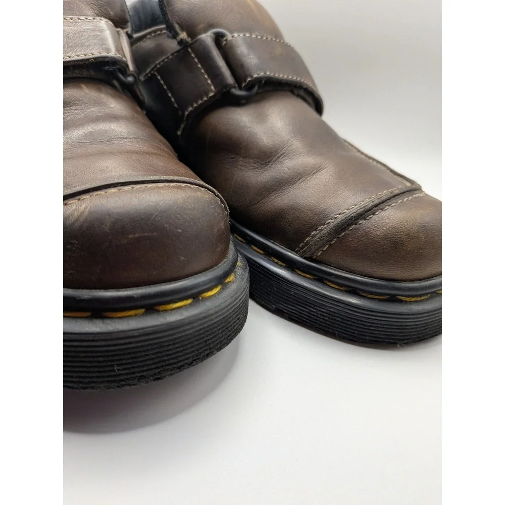 VTG‎ Dr. Martens MIE Monk Strap Chunky Soles England Shoes UK 4 US 5 W 7 Grunge